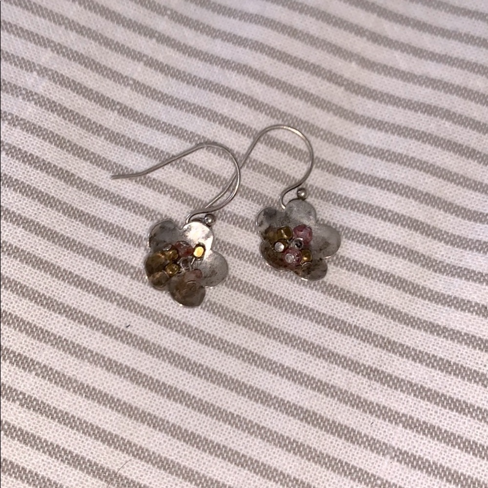 Sundance flower earrings
